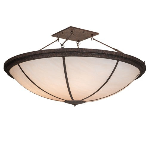 2nd Ave Lighting Commerce 72" Wide Semi-Flushmount in Rococco Finish