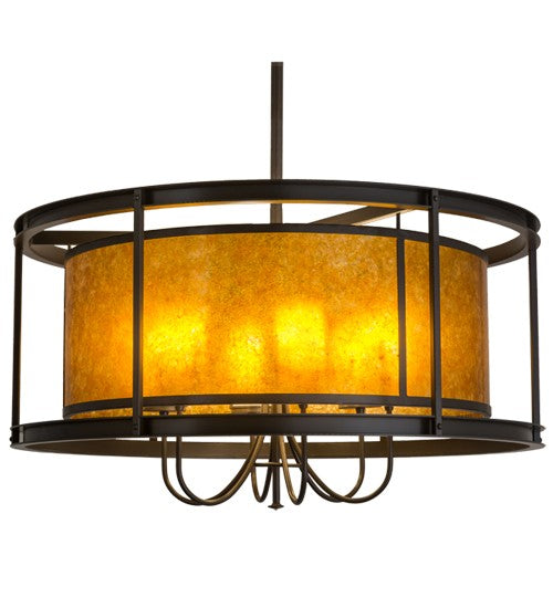 2nd Ave Lighting Cordoba 36" Wide 6 Light Pendant in Timeless Bronze Finish