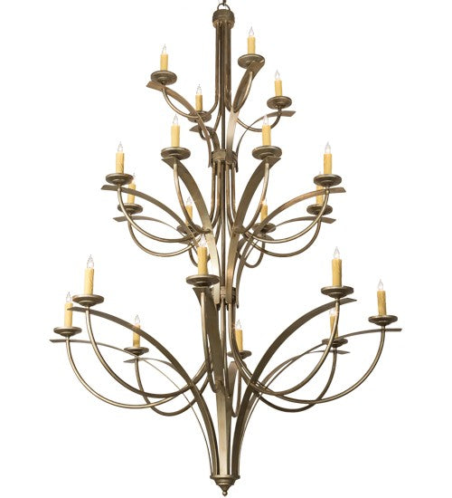 2nd Ave Lighting Corfe 86" Chandelier in Champaign Toast Finish