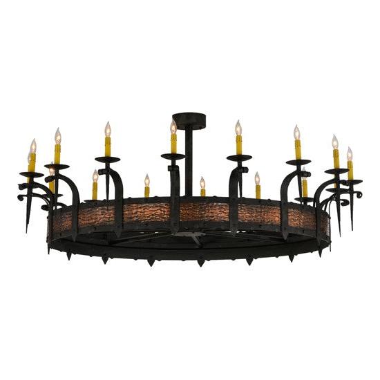 2nd Ave Lighting Costello 60" 16 LT Chandelier in Costello Black Finish