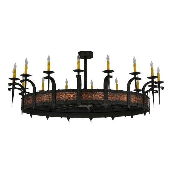 2nd Ave Lighting Costello 60" 16 LT Chandelier in Costello Black Finish