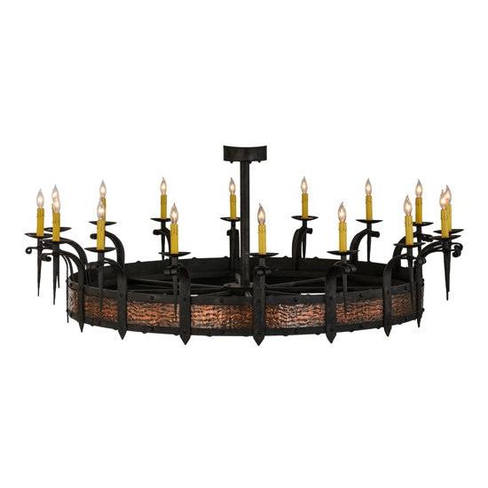 2nd Ave Lighting Costello 60" 16 LT Chandelier in Costello Black Finish