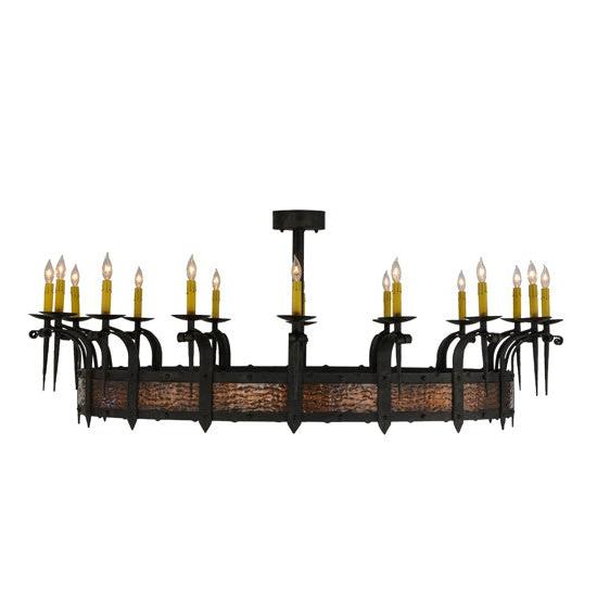 2nd Ave Lighting Costello 60" 16 LT Chandelier in Costello Black Finish