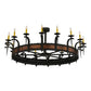 2nd Ave Lighting Costello 60" 16 LT Chandelier in Costello Black Finish