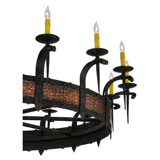 2nd Ave Lighting Costello 60" 16 LT Chandelier in Costello Black Finish