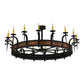2nd Ave Lighting Costello 60" 16 LT Chandelier in Costello Black Finish