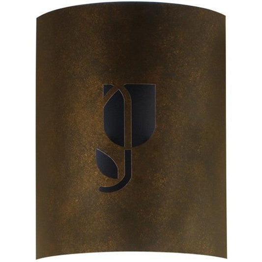 2nd Ave Lighting Country Inn 10" Wide LED Wall Sconce in Gilded Tobacco Finish