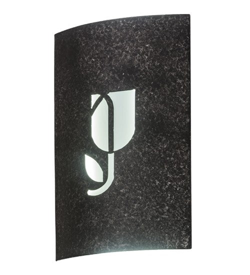 2nd Ave Lighting Country Inn 8" Wall Sconce in Smoke Finish