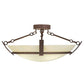 2nd Ave Lighting Covina 30" Semi-Flushmount in Antique Rust Finish