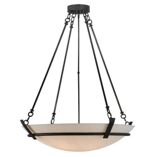 2nd Ave Lighting Covina 36" Inverted Pendant in Antique Iron Gate Finish