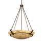 2nd Ave Lighting Covina 36" Wide Inverted Pendant in Antique Copper Finish