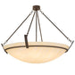 2nd Ave Lighting Covina 48" Inverted Pendant in Cafe Noir Finish