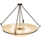 2nd Ave Lighting Covina 48" Inverted Pendant in Cafe Noir Finish