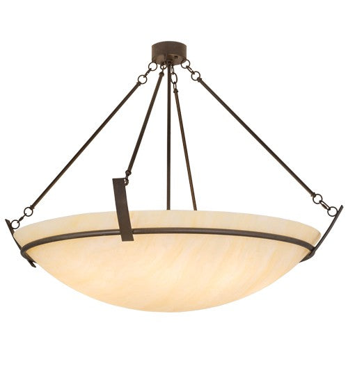 2nd Ave Lighting Covina 48" Inverted Pendant in Cafe Noir Finish