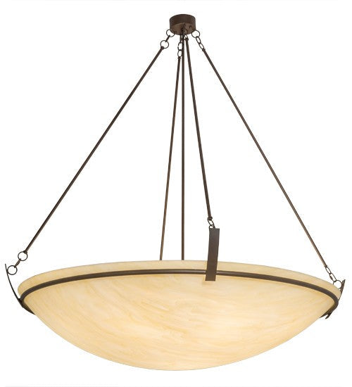 2nd Ave Lighting Covina 60" Inverted Pendant in Cafe Noir Finish