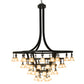 2nd Ave Lighting Cretella 90" Wide 58 LT Chandelier in Solar Black Finish