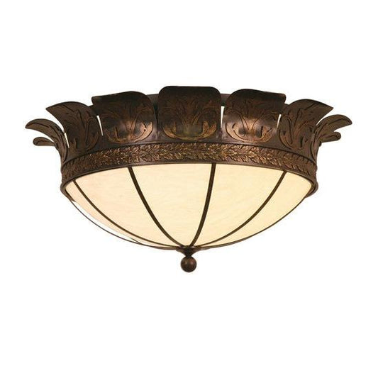 2nd Ave Lighting Crowne 40" Wide Flushmount in Cajun Spice Finish