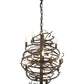 2nd Ave Lighting Cyclone 20" Wide 13 LT Chandelier in Bronze Metallic Finish