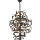 2nd Ave Lighting Cyclone 20" Wide 13 LT Chandelier in Bronze Metallic Finish