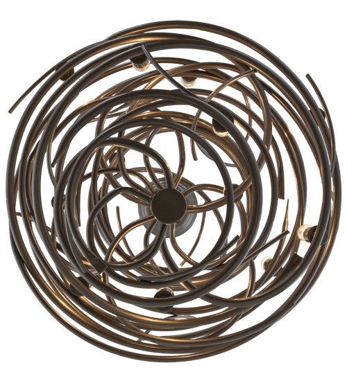 2nd Ave Lighting Cyclone 20" Wide 13 LT Chandelier in Bronze Metallic Finish