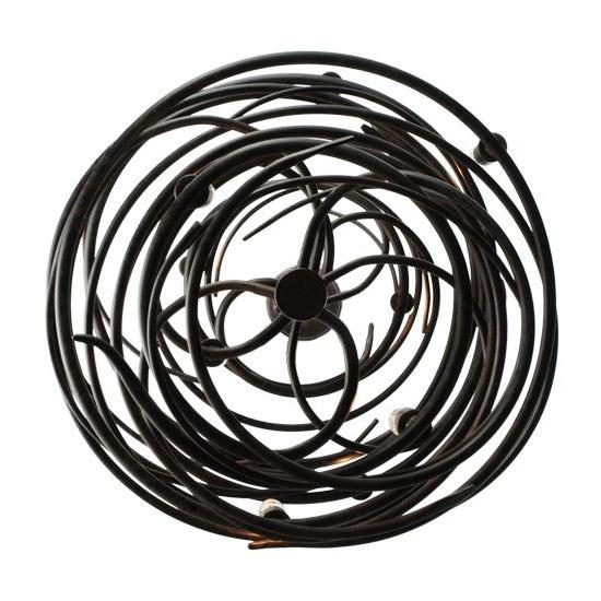 2nd Ave Lighting Cyclone 20.5" Wide 9 LT Chandelier in Coffee Bean Finish