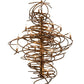 2nd Ave Lighting Cyclone 40" Wide 20 Light Chandelier in Aged Gilded Gold Finish