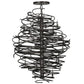 2nd Ave Lighting Cyclone 42" Wide 20 LT Chandelier With Cosmic Silver Vein Finish