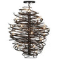 2nd Ave Lighting Cyclone 42" Wide 20 LT Chandelier With Cosmic Silver Vein Finish