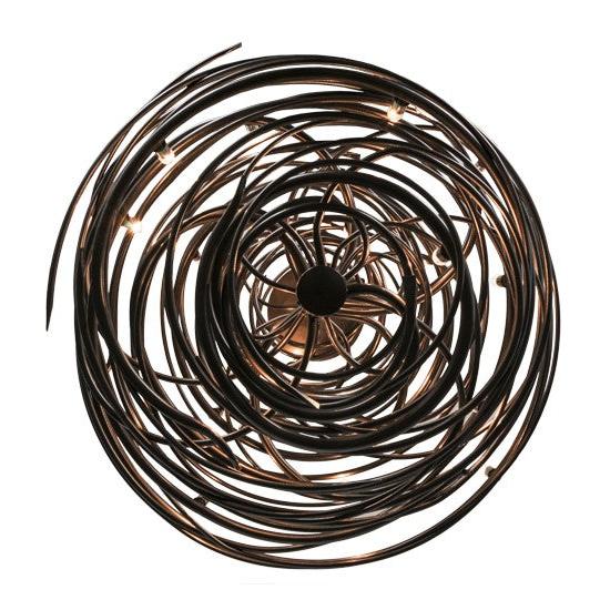 2nd Ave Lighting Cyclone 42" Wide 20 LT Chandelier With Cosmic Silver Vein Finish