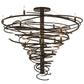 2nd Ave Lighting Cyclone 48" Wide 14 LT Chandelier in Timeless Bronze