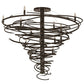 2nd Ave Lighting Cyclone 48" Wide 14 LT Chandelier in Timeless Bronze