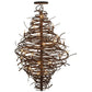 2nd Ave Lighting Cyclone 56" 28-Light Antique Rust Chandelier