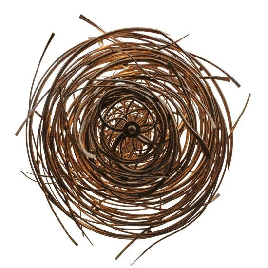 2nd Ave Lighting Cyclone 56" 28-Light Antique Rust Chandelier