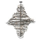 2nd Ave Lighting Cyclone 60" Wide 36 LT Chandelier in Pewter Finish
