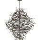 2nd Ave Lighting Cyclone 65" Wide 36 LT Chandelier in Pewter Finish