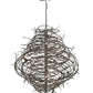 2nd Ave Lighting Cyclone 65" Wide 36 LT Chandelier in Pewter Finish