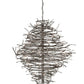 2nd Ave Lighting Cyclone 65" Wide 36 LT Chandelier in Pewter Finish