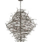 2nd Ave Lighting Cyclone 65" Wide 36 LT Chandelier in Pewter Finish