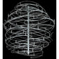 2nd Ave Lighting Cyclone 73" Wide 36 LT Chandelier in Pewter Finish