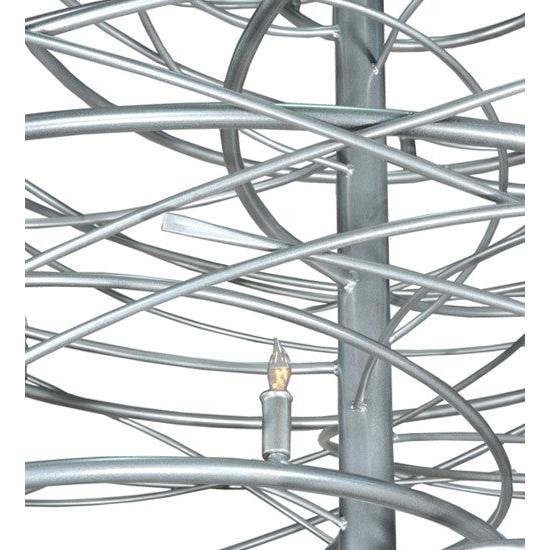 2nd Ave Lighting Cyclone 73" Wide 36 LT Chandelier in Pewter Finish