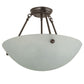 2nd Ave Lighting Cypola 18" Semi-Flushmount in Timeless Bronze