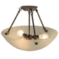 2nd Ave Lighting Cypola 18" Semi-Flushmount in Timeless Bronze