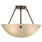 2nd Ave Lighting Cypola 18" Semi-Flushmount in Timeless Bronze