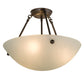 2nd Ave Lighting Cypola 18" Semi-Flushmount in Timeless Bronze