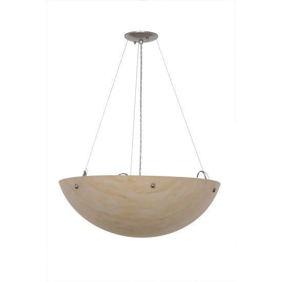 2nd Ave Lighting Cypola 24" Inverted Pendant in Nickel Finish
