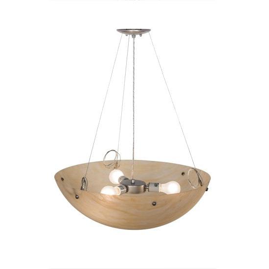 2nd Ave Lighting Cypola 24" Inverted Pendant in Nickel Finish