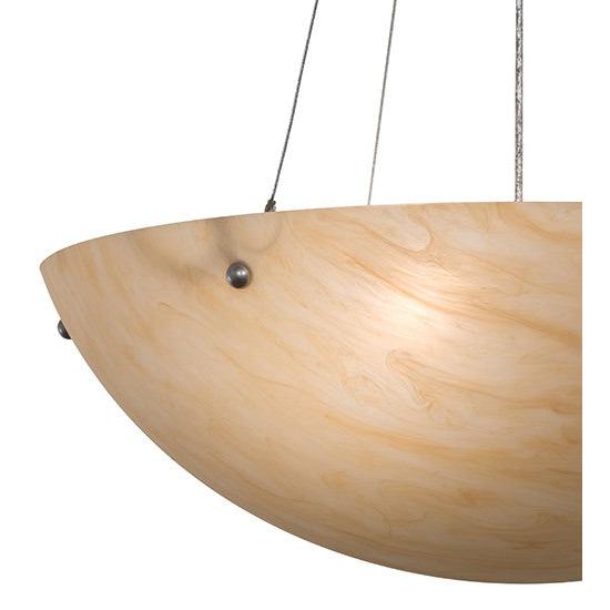2nd Ave Lighting Cypola 24" Inverted Pendant in Nickel Finish