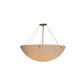2nd Ave Lighting Cypola 30" Clean Fleshtone Idalight Timeless Bronze Inverted Pendant Light