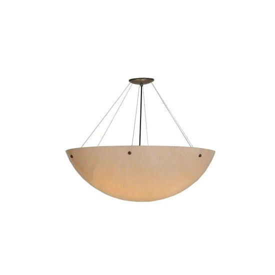 2nd Ave Lighting Cypola 30" Clean Fleshtone Idalight Timeless Bronze Inverted Pendant Light