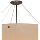 2nd Ave Lighting Cypola 30" Clean Fleshtone Idalight Timeless Bronze Inverted Pendant Light